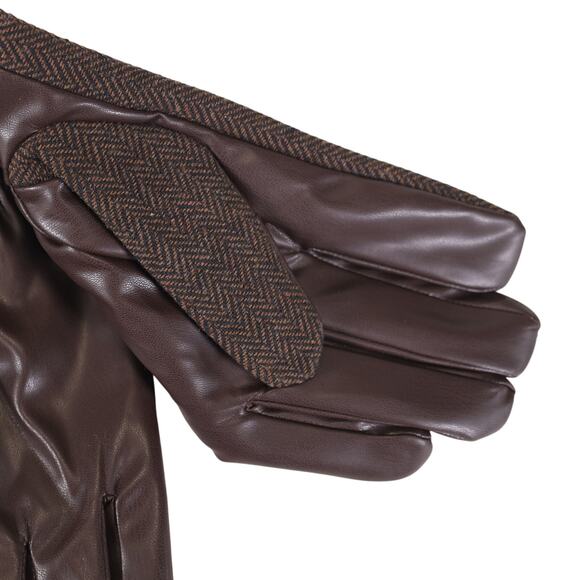 Alfani Men’s Brown Winter Gloves w/ Velvet Lining | Men’s XL | NWT - Picture 3 of 3
